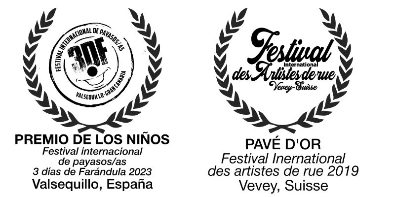 premios awards Prix-improLocura agro the clown. Luca Della Gatta