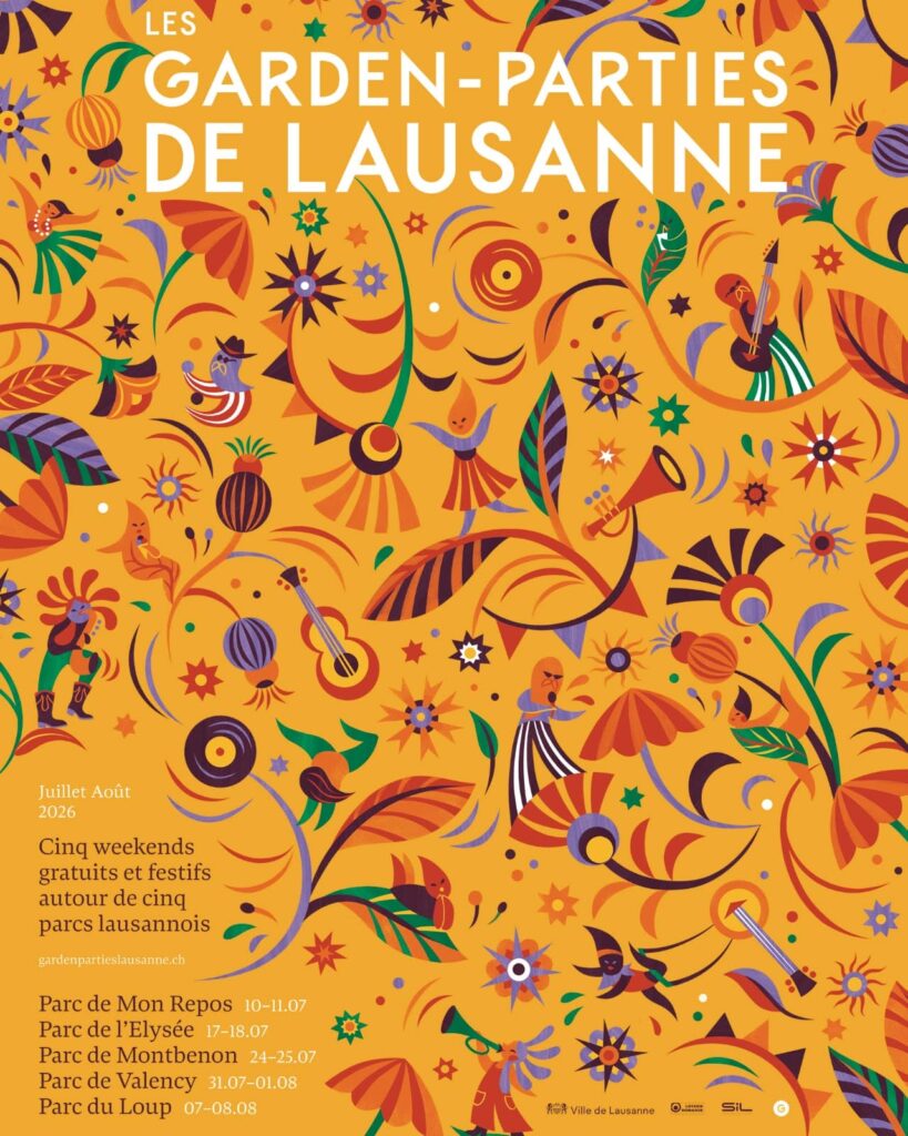 Affiche Les Garden Parties de Laussanne