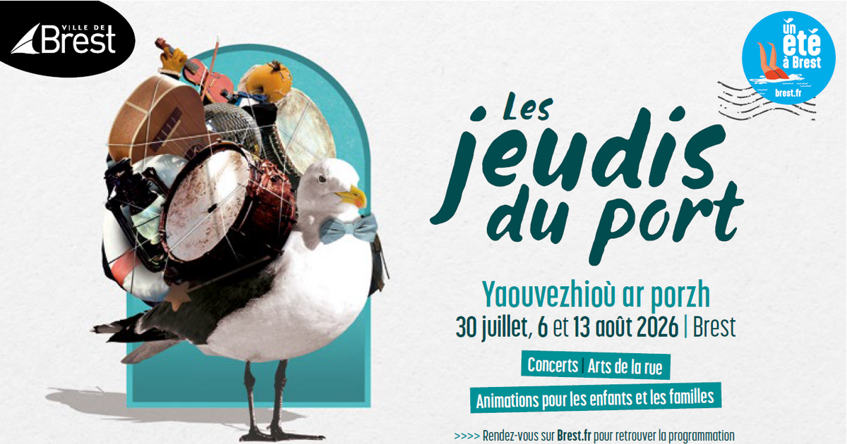 Affiche festival jeudis du port 2026